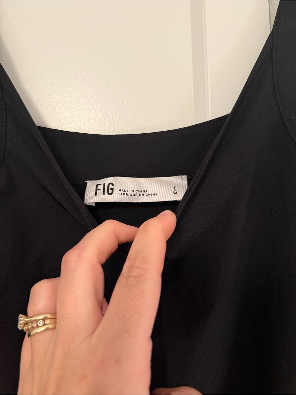 Women's Black FIG Jumpsuit / Romper